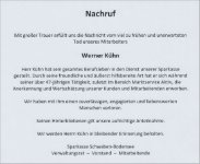 eine Anzeige